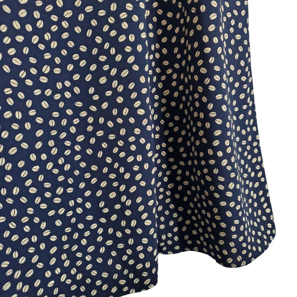 Maggie McNaughton Size 22W Dress Maxi Coffee Fairy Bean Barista Print Full Flowy - Picture 9 of 12